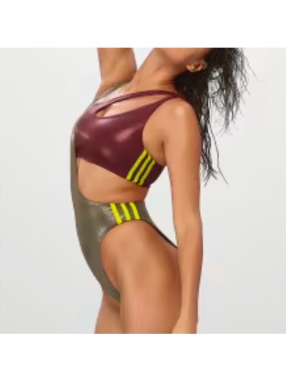 NWOT Adidas x Ivy Park Cutout One Piece - Picture 3 of 14